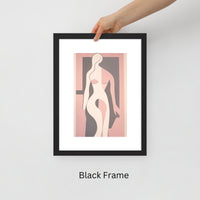 Framed Feminine Wall Art – Lady 3