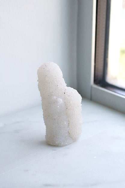 MM Quartz White Crystal Mineral – Natural Boho Decor Accent