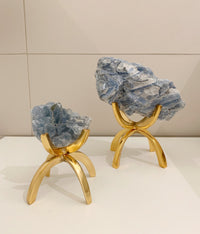 Modern Brass Crystal Stand Display Brass Crystal Stand Gold Rock Display Holder Sphere Stand Stylish Brass Home Decor Minimal Crystal Stand Modern Home Accessories Crystal Decor