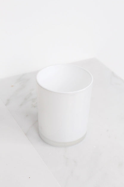 Candle Glass Container Metallic Luxury Designer Candle Vessel Glass Jar Iridescent Translucent Matte Black Modern Minimal Candle Jar Vessel