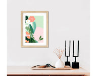 Framed Matisse-Inspired Floral Wall Art – Flower 7