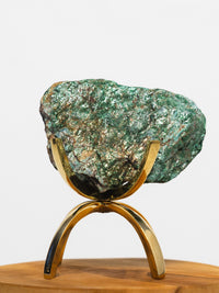 Crystal Energy Bundle – Modern Gemstone Decor Set with Brass Claw Stands