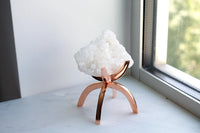 White Apophyllite Stone – Modern Crystal Display Accent