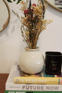 Beige Bud Vase – Minimal Modern Ceramic Flower Vessel