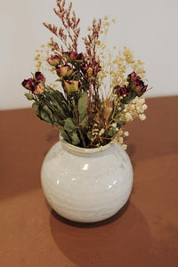 Beige Bud Vase – Minimal Modern Ceramic Flower Vessel
