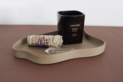 Ceramic Serving Tray – Stoneware Catchall Platter