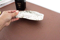 Ceramic Trinket Dish – Handmade Speckled Catchall Tray