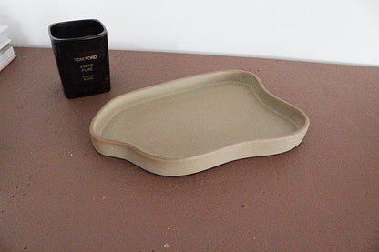 Ceramic Serving Tray – Stoneware Catchall Platter