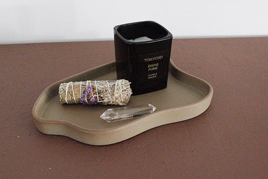 Ceramic Serving Tray – Stoneware Catchall Platter