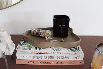 Ceramic Serving Tray – Stoneware Catchall Platter