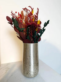 Red Holiday Bouquet – Dried Floral Centerpiece
