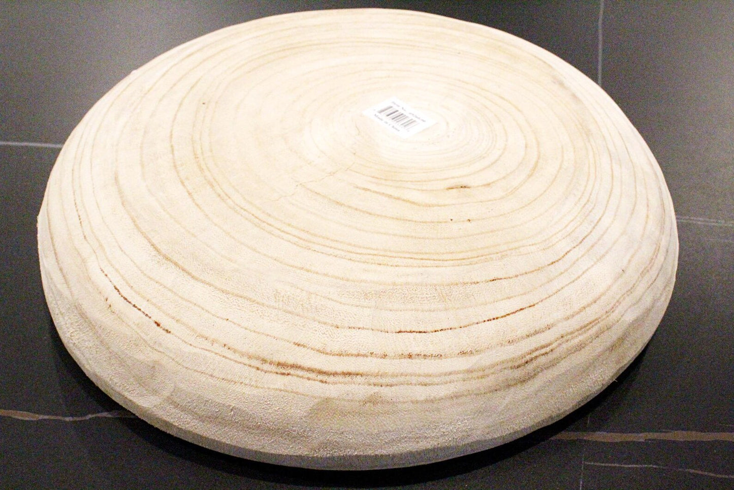 Hand-Carved Wood Bowl – Oversized Organic Centerpiece