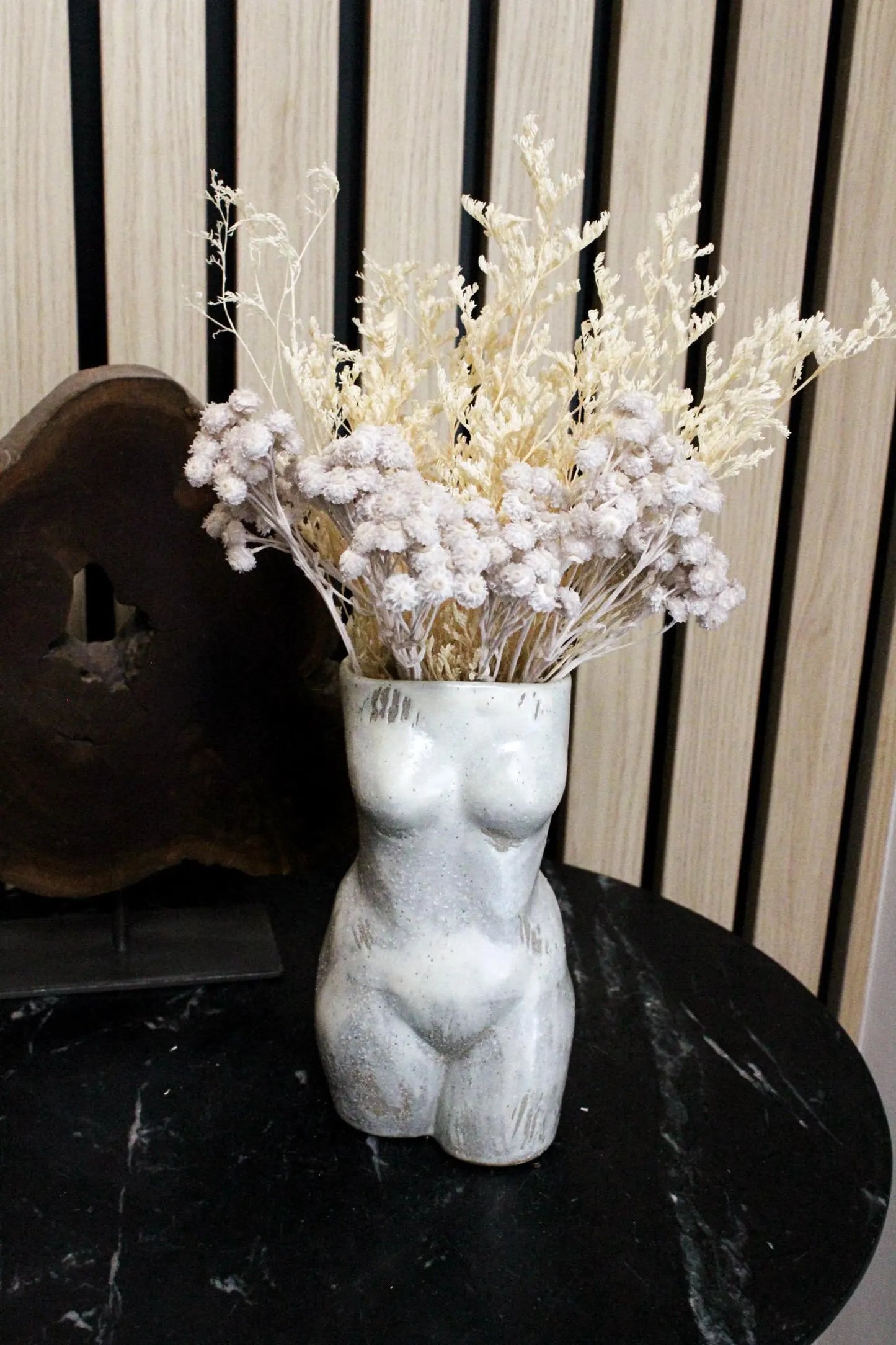 Female Torso Vase – Minimalist Ceramic Body Sculpture