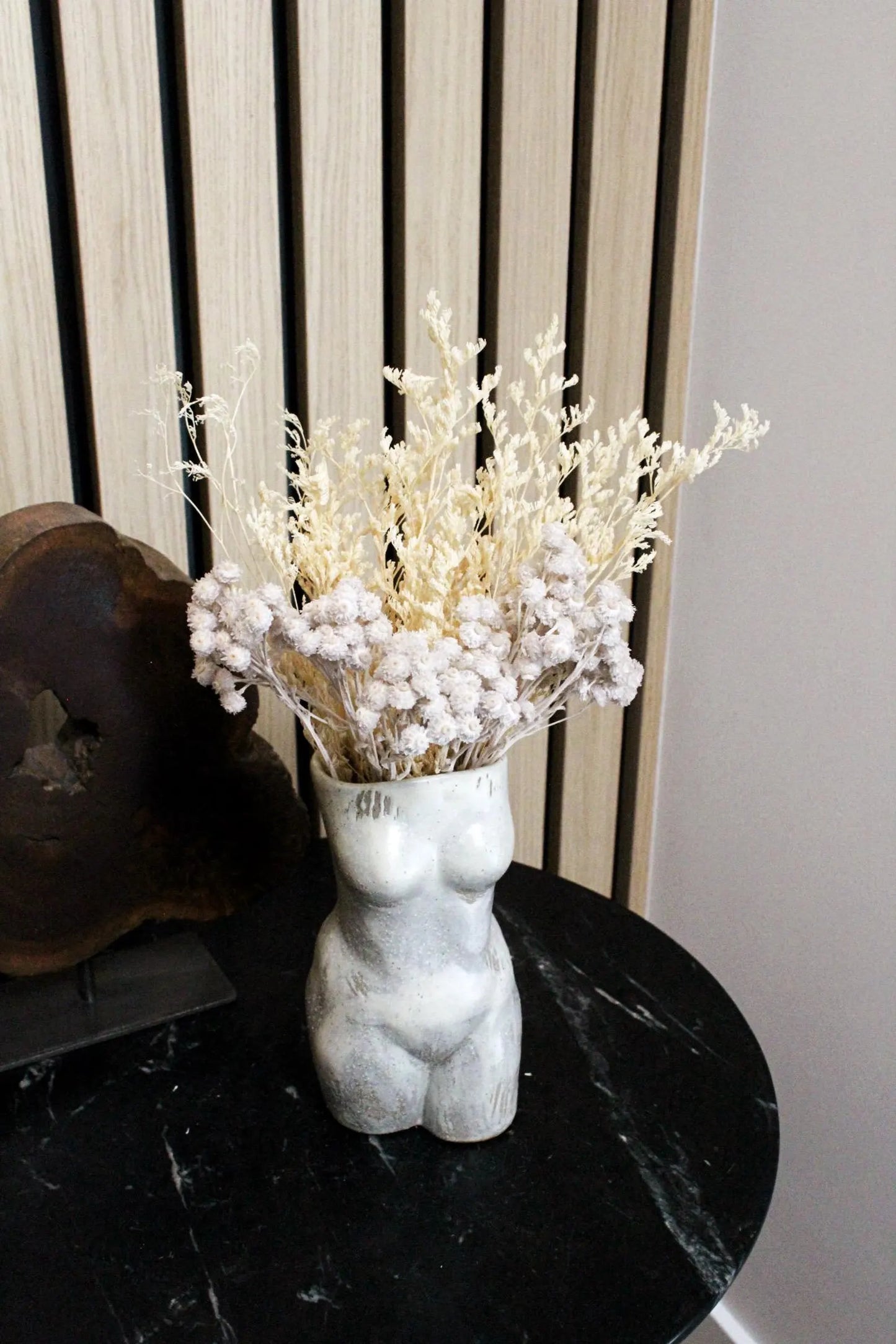 Female Torso Vase – Minimalist Ceramic Body Sculpture