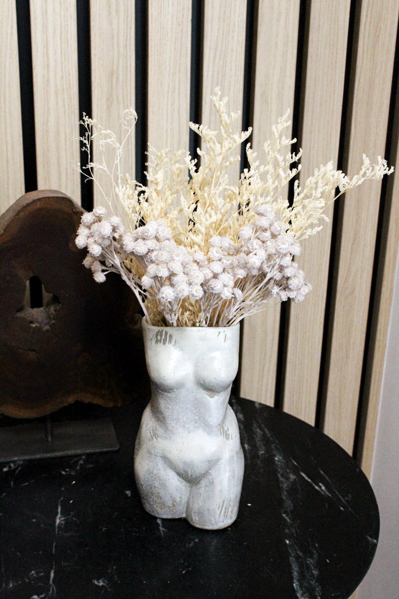 Female Torso Vase – Minimalist Ceramic Body Sculpture