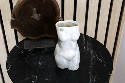 Female Torso Vase – Minimalist Ceramic Body Sculpture