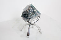 Green Moss Agate Crystal – Polished Boho Decor Accent