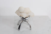 MM Quartz Crystal on Brass Stand – Unique Crystal Decor for Home