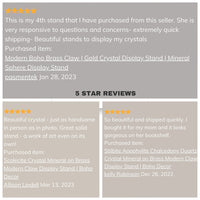 Modern White Crystal Decor with Brass Claw Stand: Chalcedony Quartz Mineral Boho Decor Accent Quartz Crystal Gift Minimal Brass Claw Stand Modern Crystal Decor with Brass Claw Stand: Chalcedony Quartz Mineral
Boho Crystal Display: Chalcedony Quartz