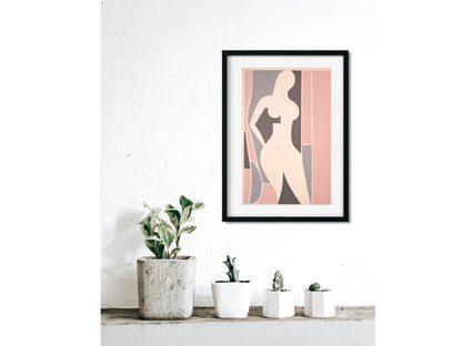 Digital Feminine Wall Art – Lady 1
