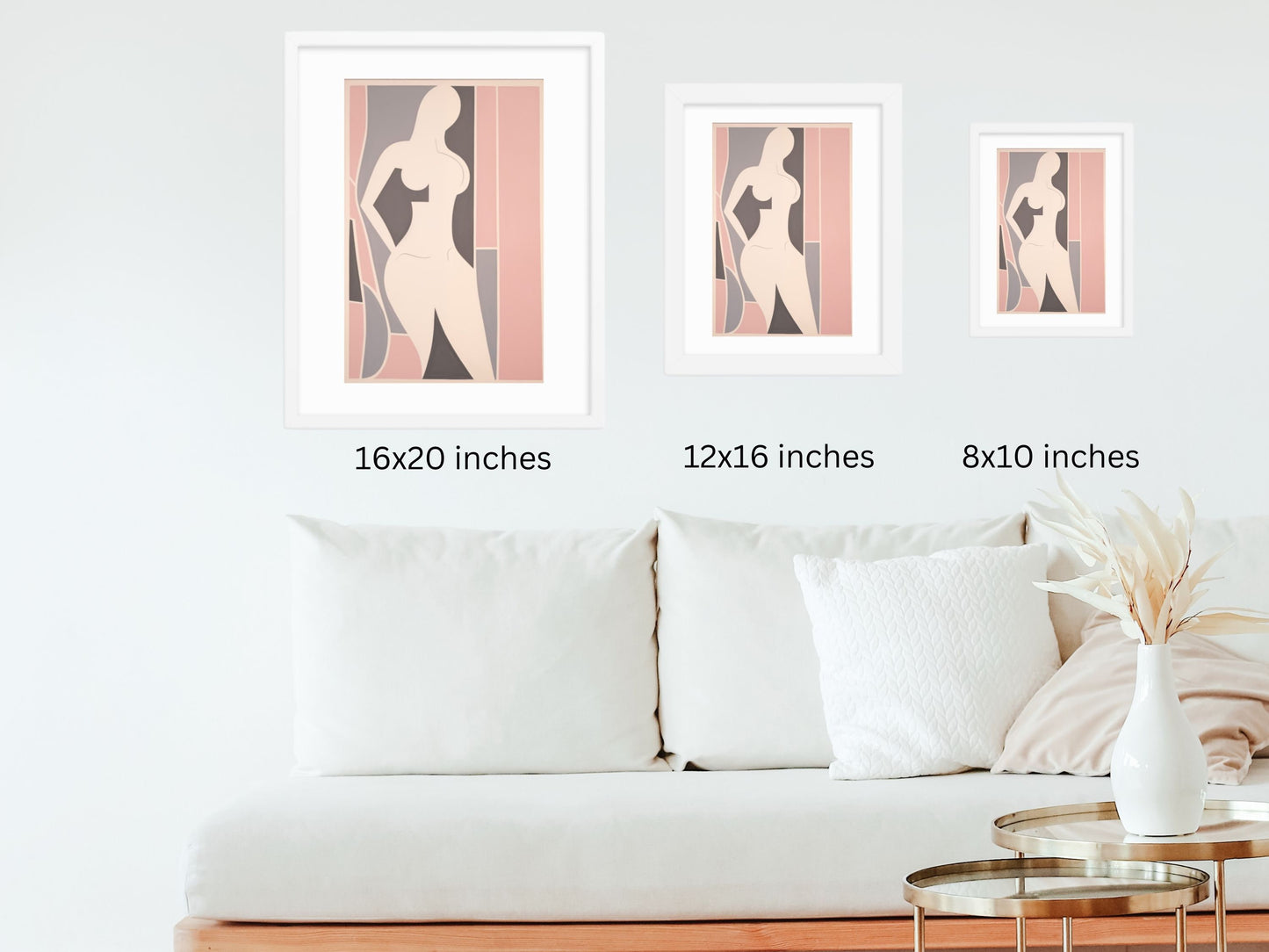 Digital Feminine Wall Art – Lady 1