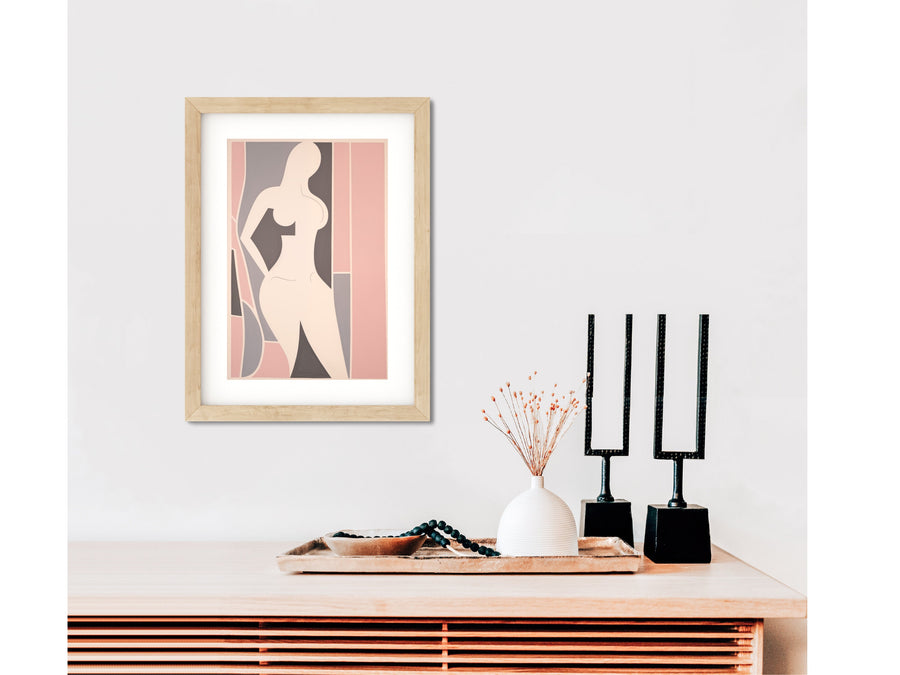 Digital Feminine Wall Art – Lady 1