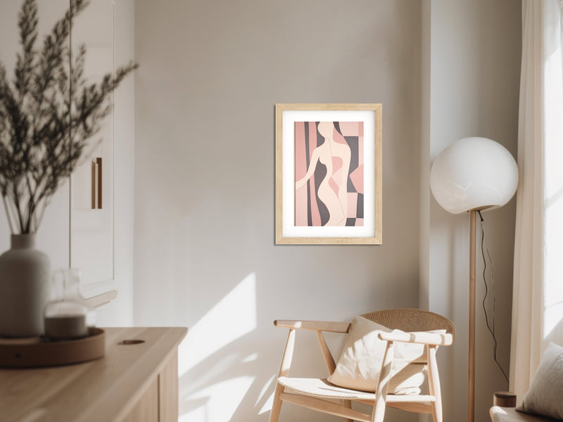 Framed Feminine Wall Art – Lady 5