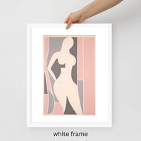 Framed Feminine Wall Art – Lady 1