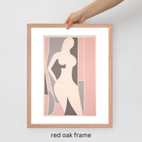 Framed Feminine Wall Art – Lady 1