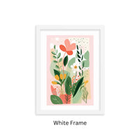 Framed Matisse-Inspired Floral Wall Art – Flower 9