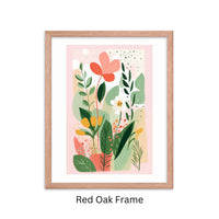 Framed Matisse-Inspired Floral Wall Art – Flower 9