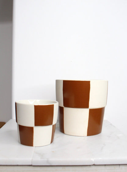 Checkerboard Pot