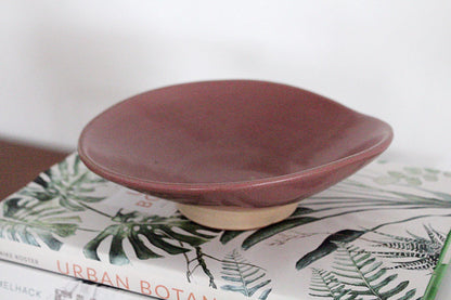 Modern Centerpiece Minimalist Centerpiece Ikebana Bowl Purple Ceramic Vase Flower Vase Home Decor Gift For Mom Birthday Gift For Her Housewarming Gift Wedding Gift