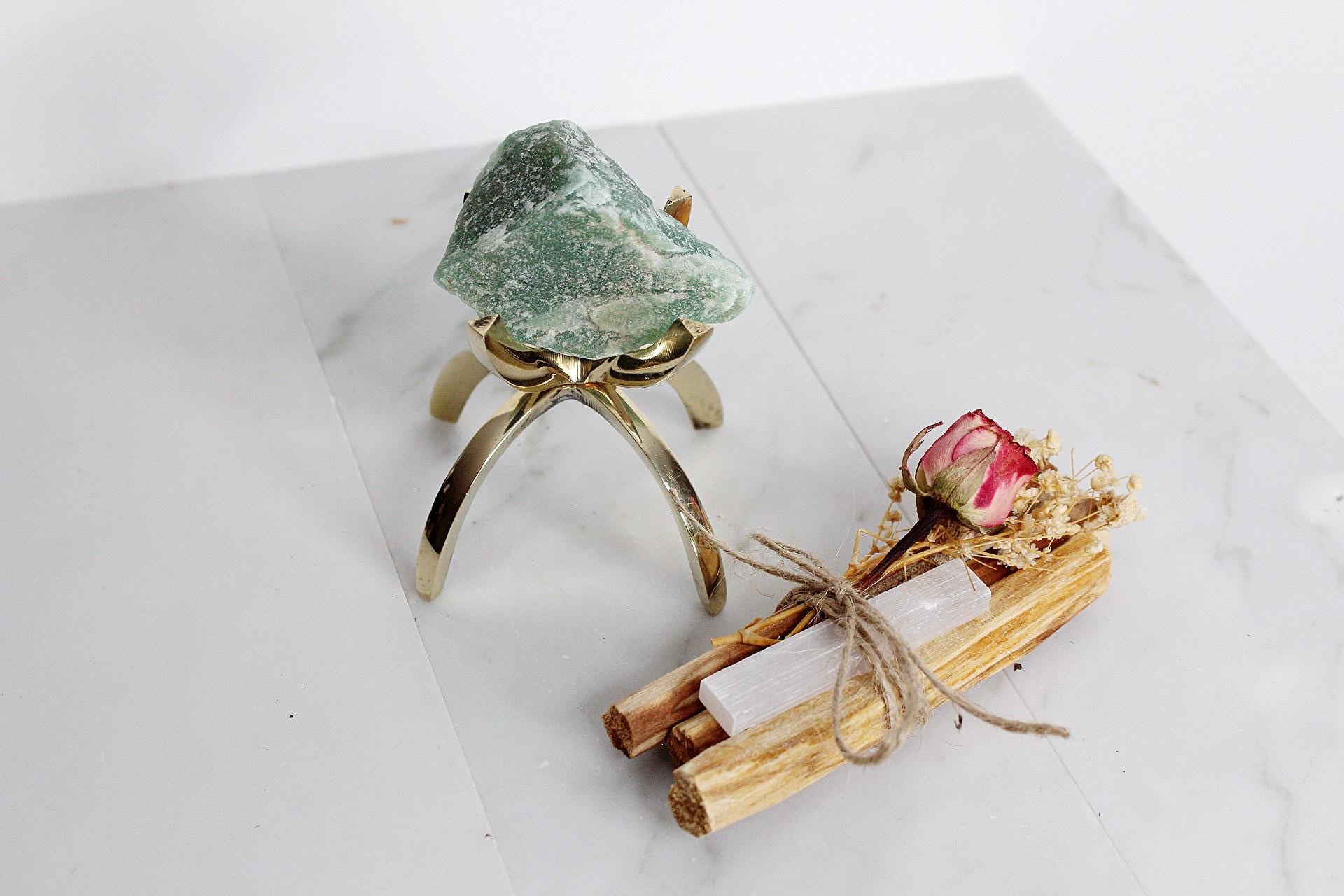 Energy Clearing Kit Crystal Healing Gift Set Spiritual Gift Set Meditation Kit Home Blessing Kit Sacred Space Kit Spiritual Starter Kit Smudging Kit Palo Santo Kit Selenite Aventurine Kit