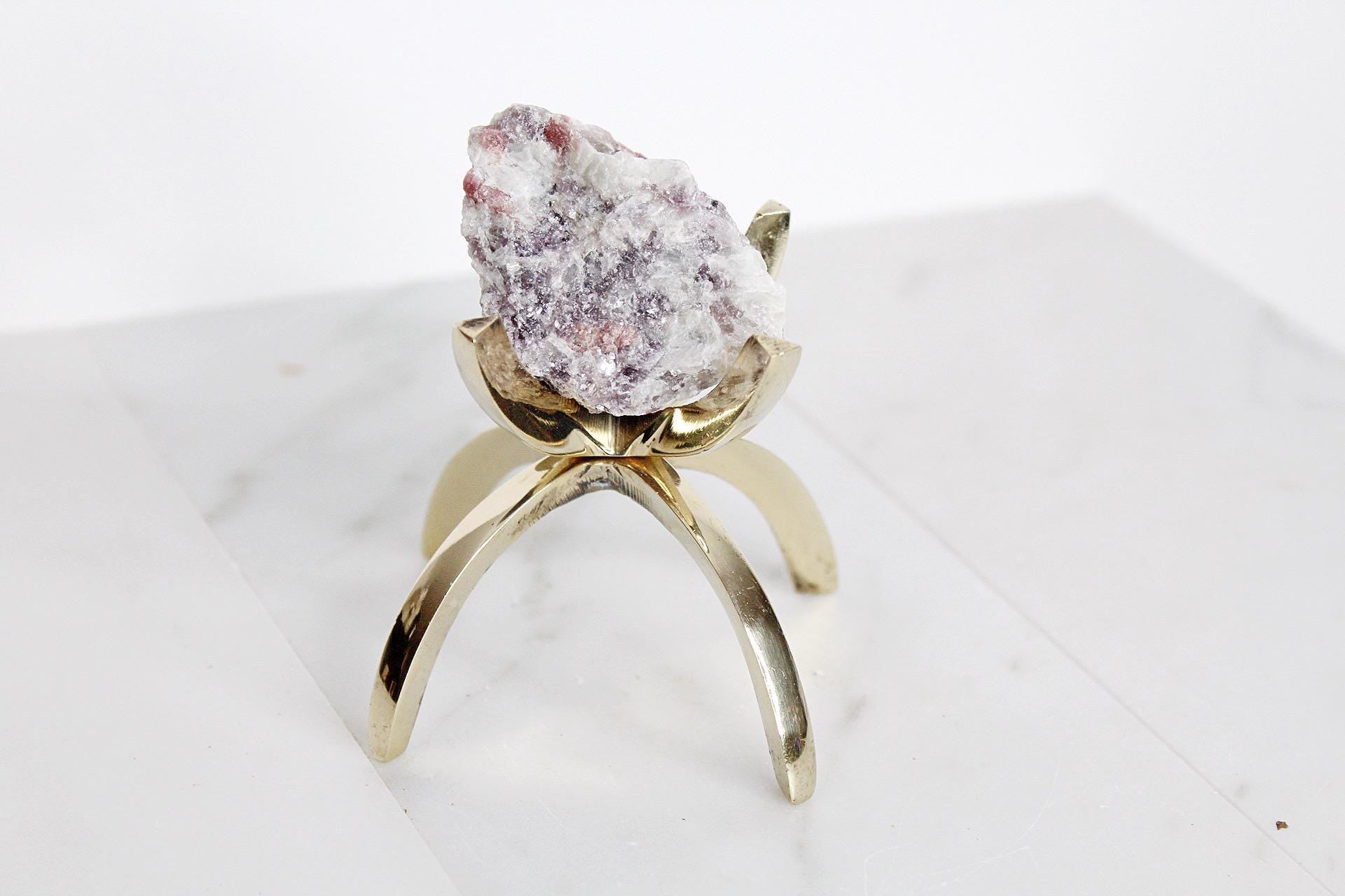 Beginners Crystal Kit Holistic Healing Set Crystal Altar Set Pink Tourmaline Crystal Selenite Stick Palo Santo Spiritual Gift Meditation Gift Yoga Gift