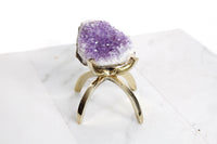 Crystal Therapy Kit Beginner Crystal Set Wellness Gift Set Crystal Meditation Set Purple Crystal Decor Amethyst Collection