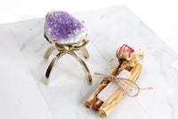 Amethyst Geode Set Crystal Healing Kit Meditation Stones Spiritual Gift Crystal Collection Energy Healing Tools Sacred Space Decor Chakra Stones