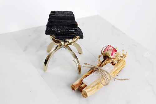 Energy Clearing Meditation Tool Chakra Balancing Tools Space Clearing Bundle Crystal Healing Bundle Spiritual Practice Tools Gift for Yoga Teacher