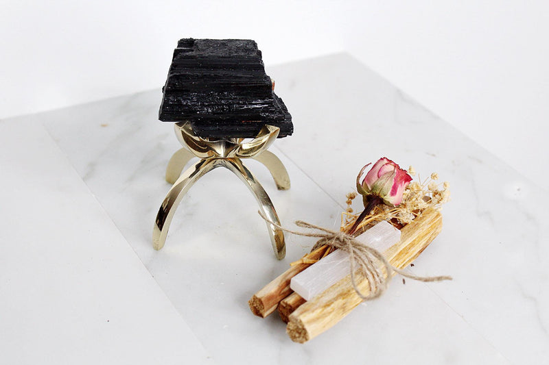 Energy Clearing Meditation Tool Chakra Balancing Tools Space Clearing Bundle Crystal Healing Bundle Spiritual Practice Tools Gift for Yoga Teacher