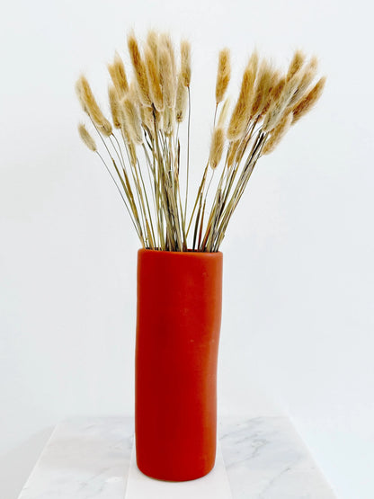 Terracotta Ceramic Vase – Minimalist Table Accent