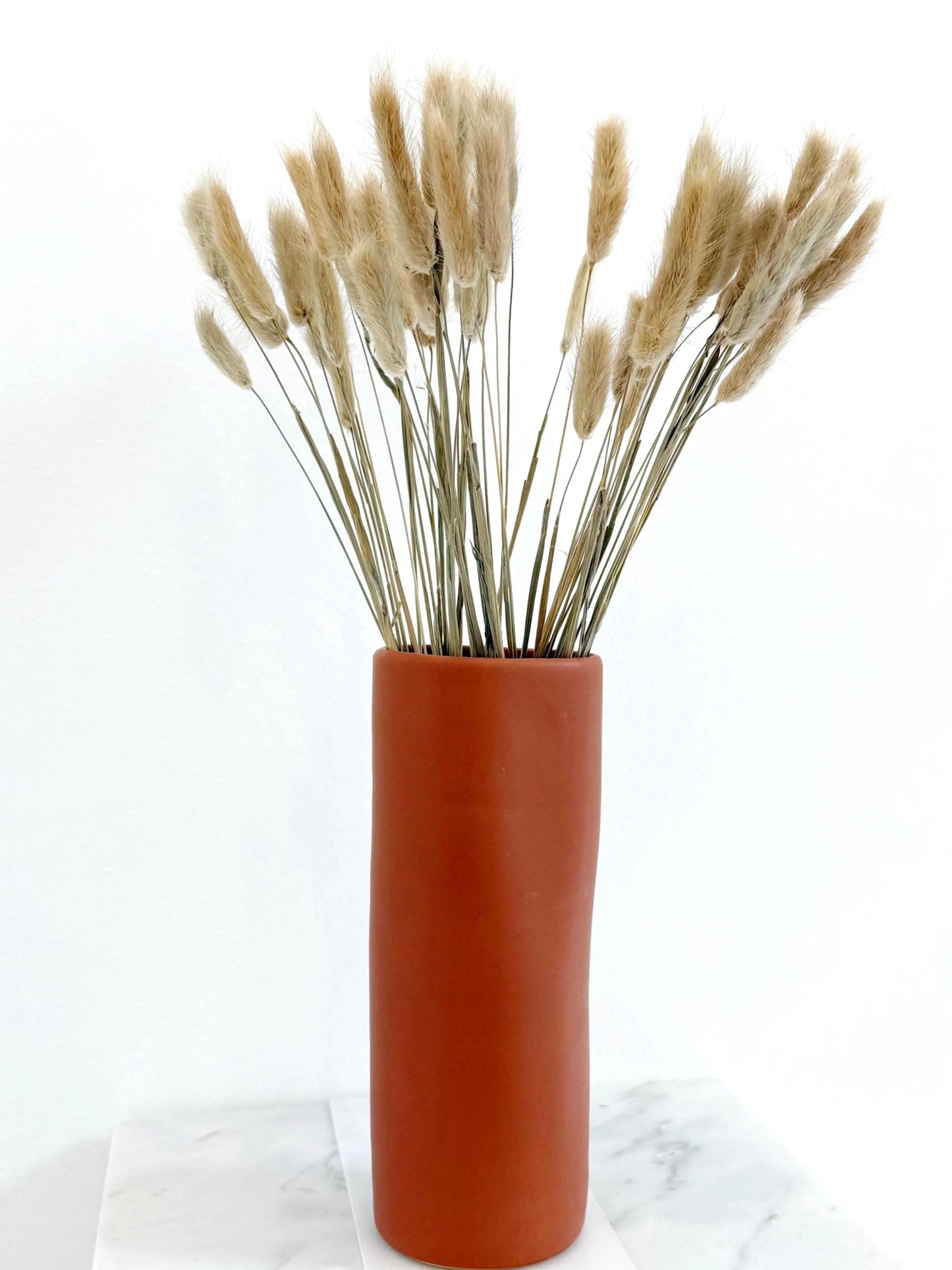 Terracotta Ceramic Vase – Minimalist Table Accent