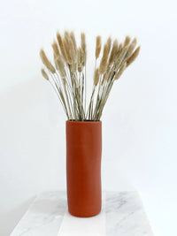 Terracotta Ceramic Vase – Minimalist Table Accent
