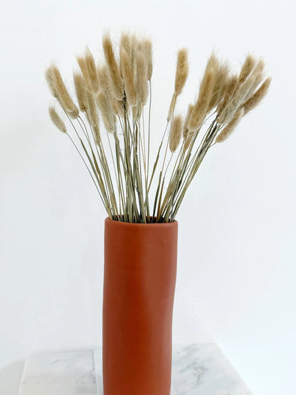 Terracotta Ceramic Vase – Minimalist Table Accent